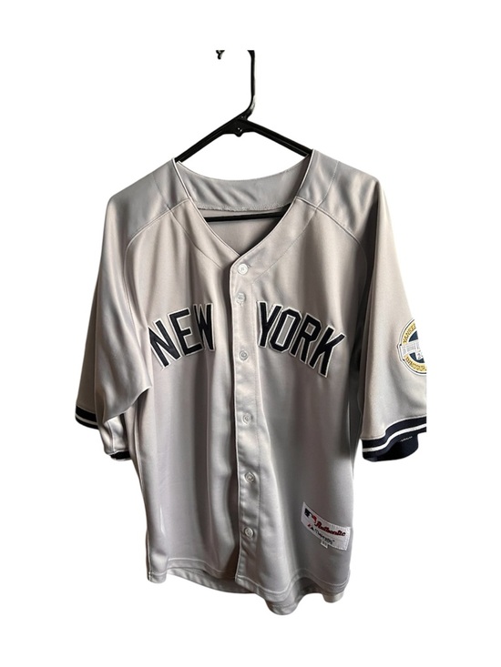 Majestic Other - Majestic Authentic Baseball Jersey Patch - Gray with Red & Navy Accents